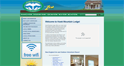 Desktop Screenshot of hawkmountainlodge.com